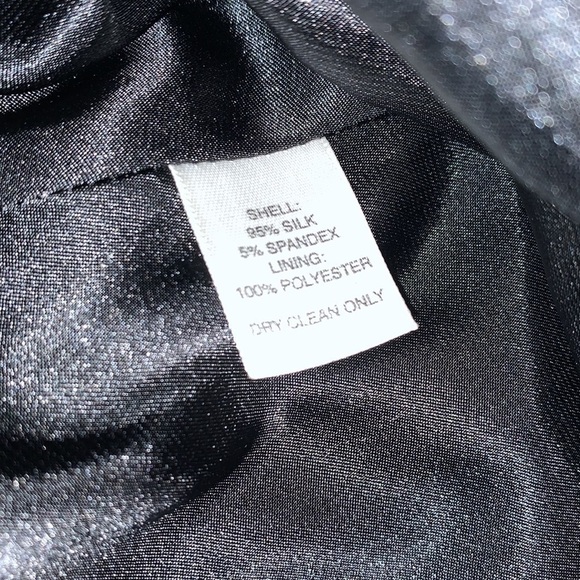 Silk Print Skirt by White House Black Market w/Side Zip Closure, sz 4 - Picture 6 of 6